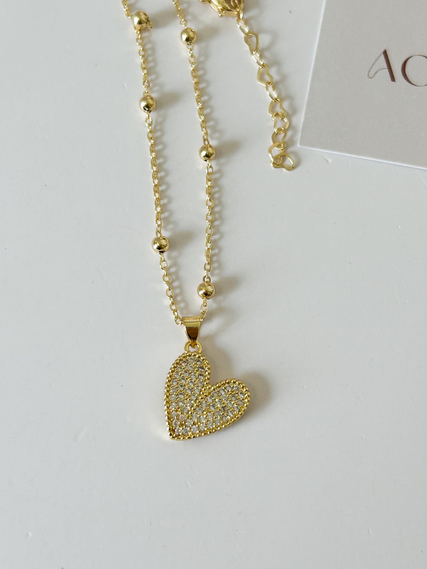 Aurora Heart Necklace