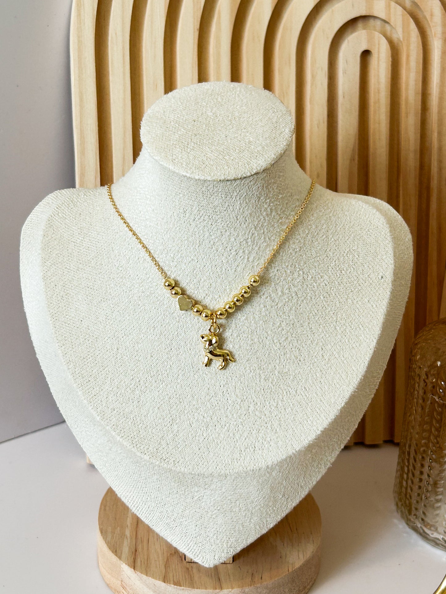 Dog Heart Necklace