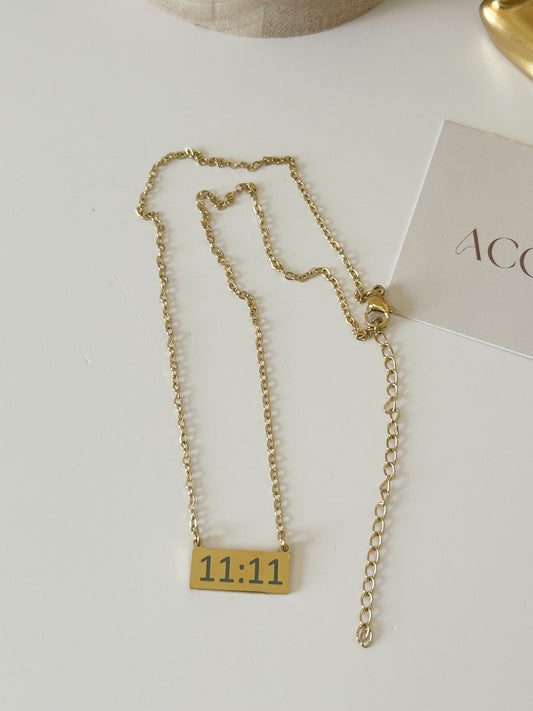 11:11 Gold Necklace