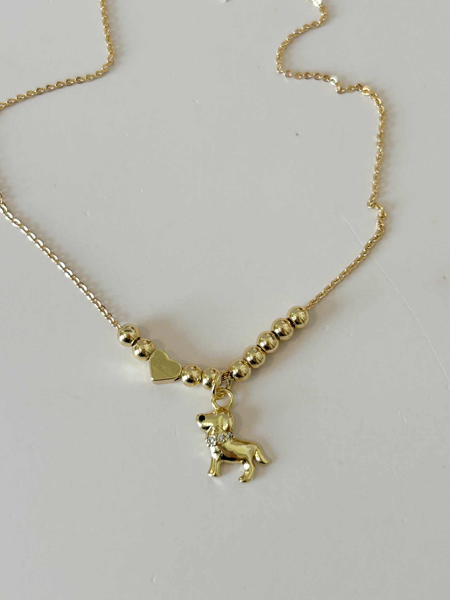 Dog Heart Necklace