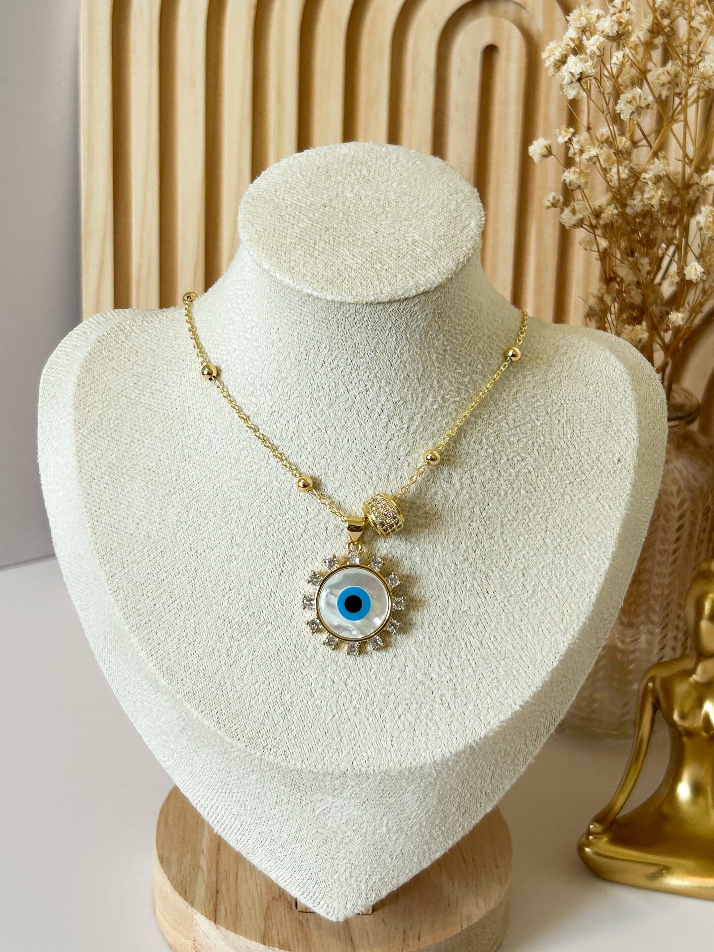 Evil Eye Sun Necklace