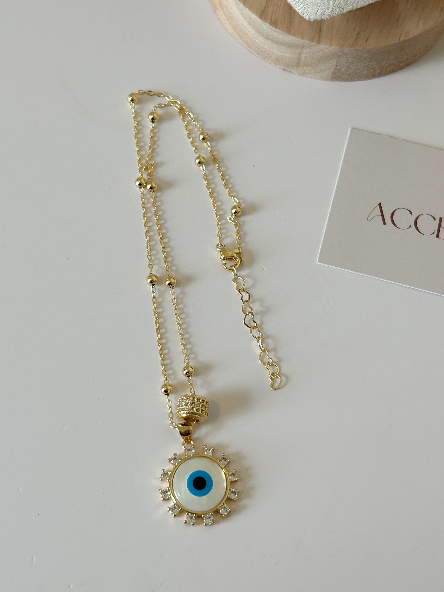 Evil Eye Sun Necklace