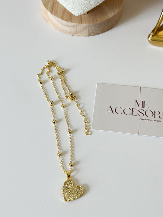 Aurora Heart Necklace