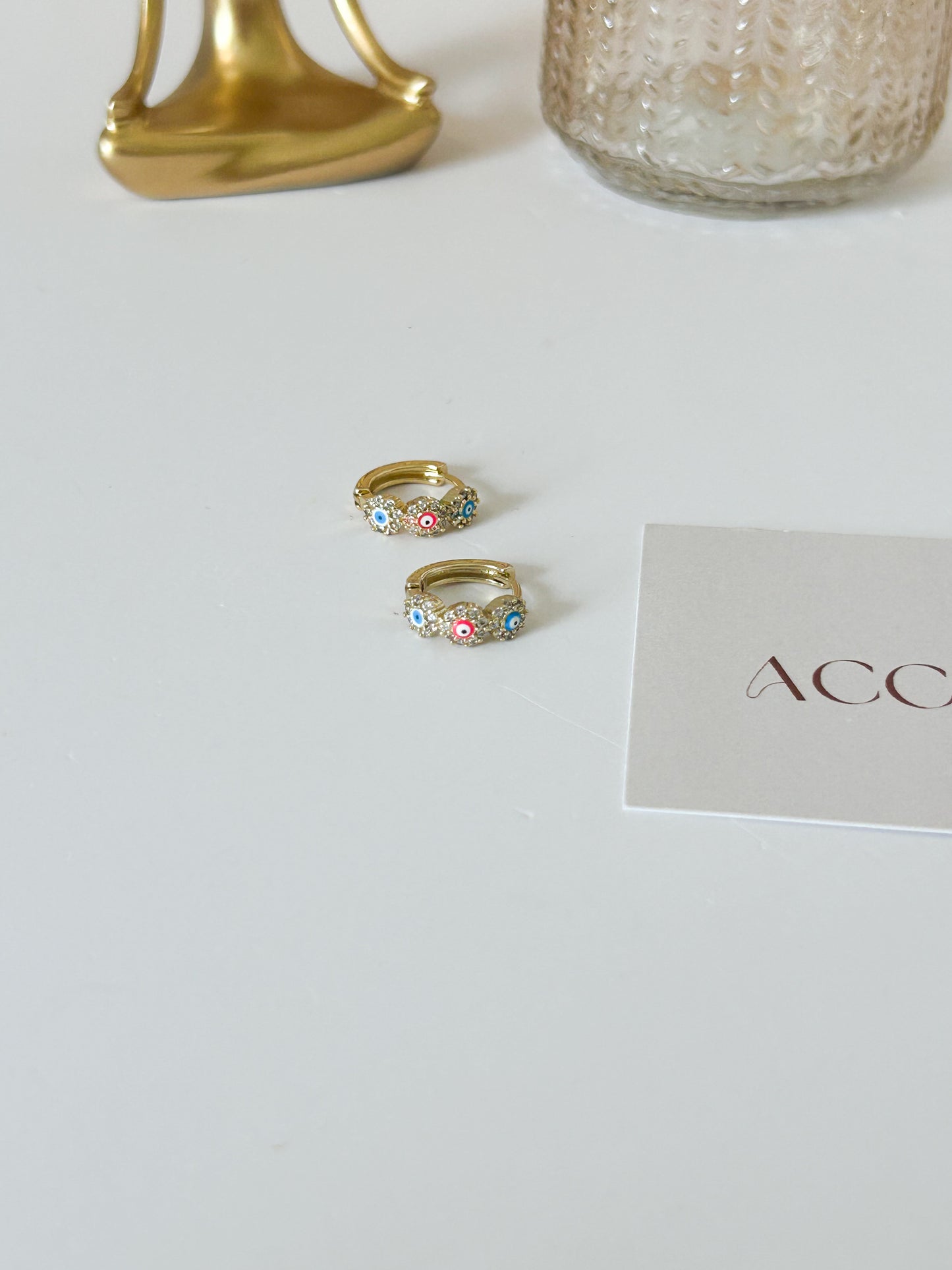 Color Bloom Hoops