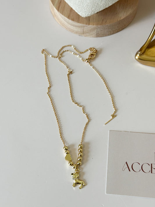 Dog Heart Necklace