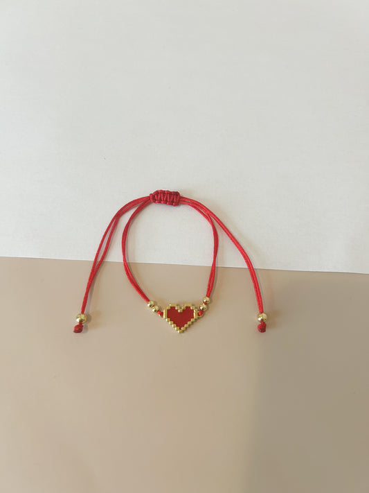 Pixel Heart Bracelet