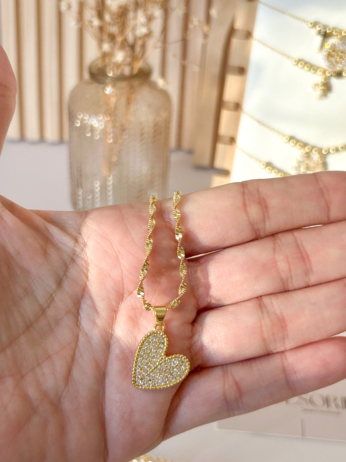 Aurora Heart Necklace