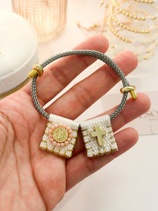 Ariana Faith Charm Bracelet – Christian Symbol Everyday Jewelry Gift