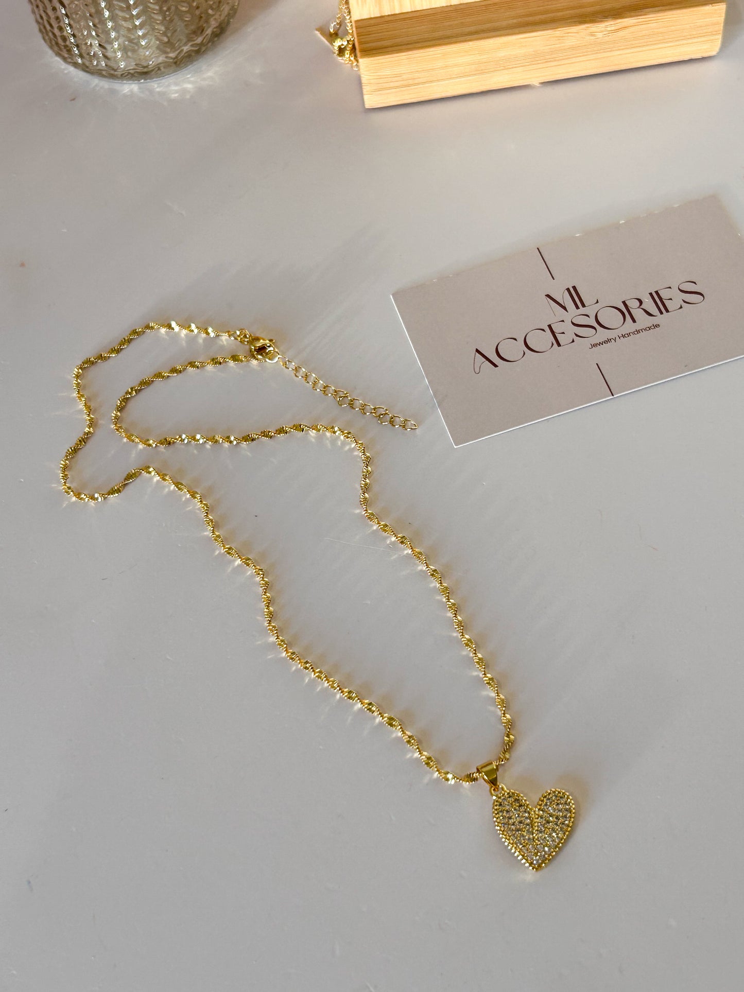 Aurora Heart Necklace